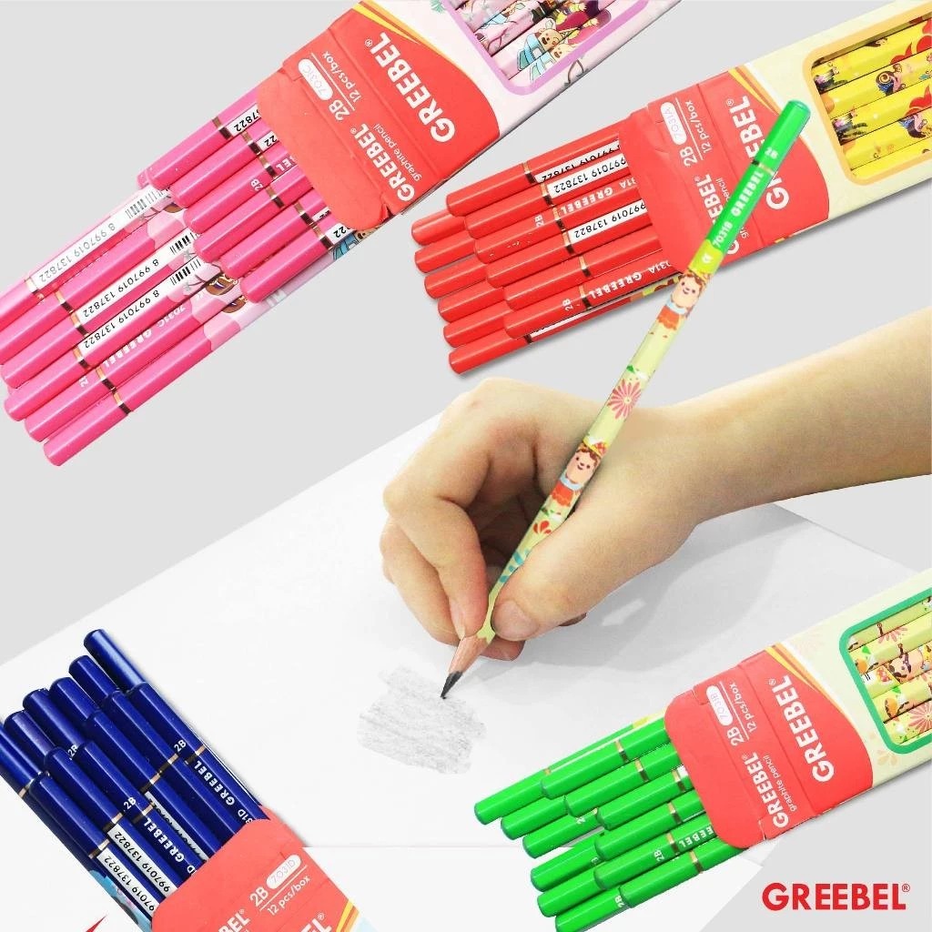 GREEBEL Pensil Kayu 2B - 7031 Culture