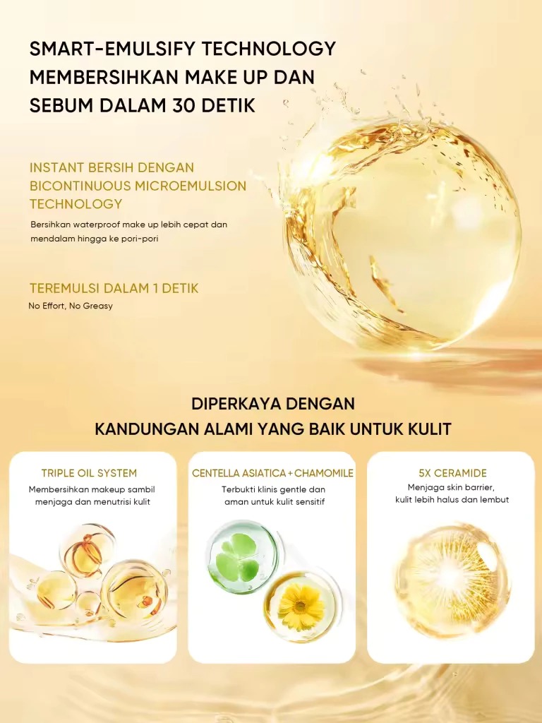 Skintific Centella Deep Cleansing Oil 200ml