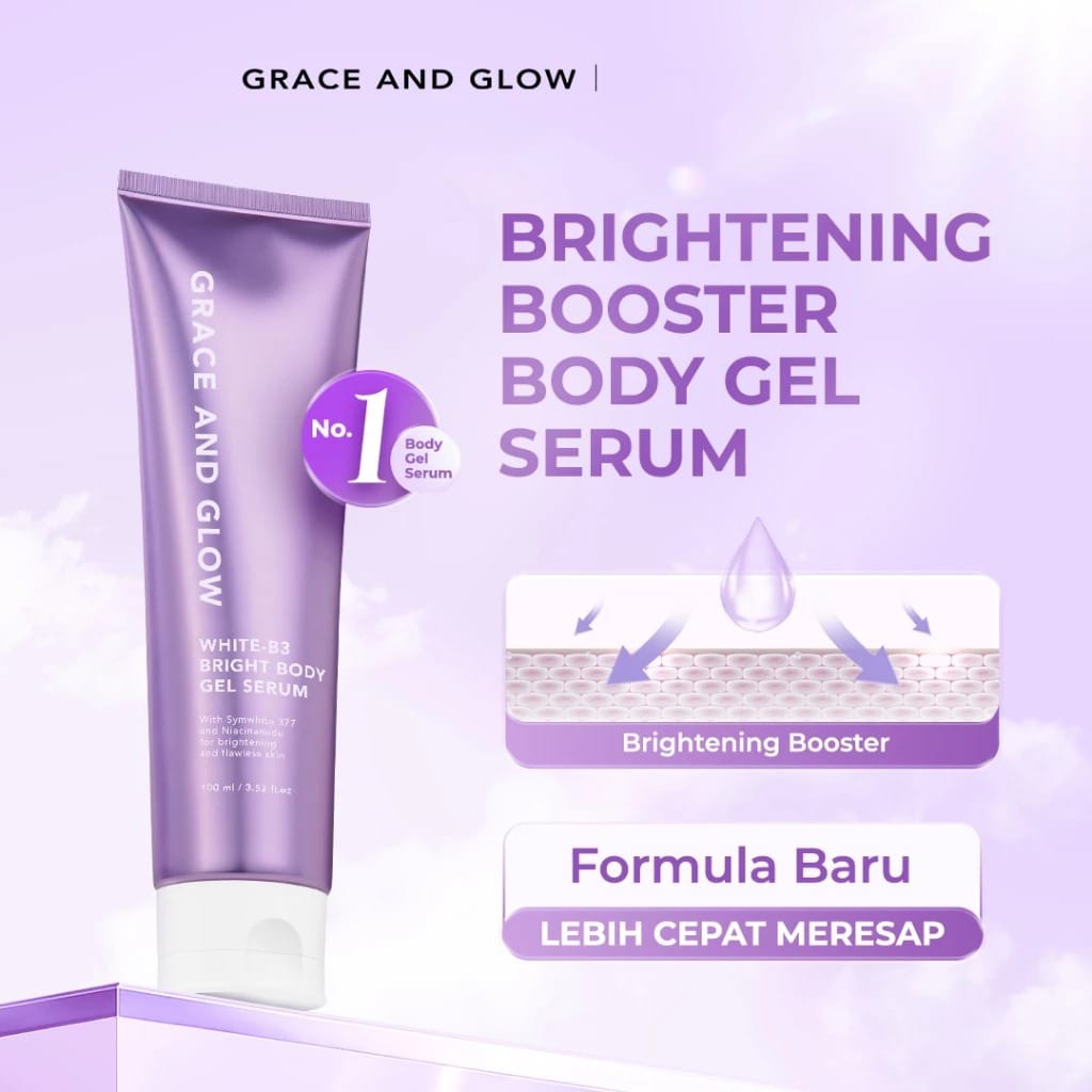 Grace and Glow White-B3 Bright Body Gel Serum 150ml