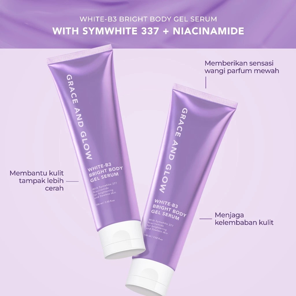 Grace and Glow White-B3 Bright Body Gel Serum 150ml