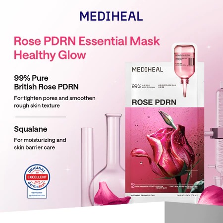 Mediheal Essential Mask Healthy Glow - Rose PDRN Mediheal Essential Mask Healthy Glow - Rose PDRN