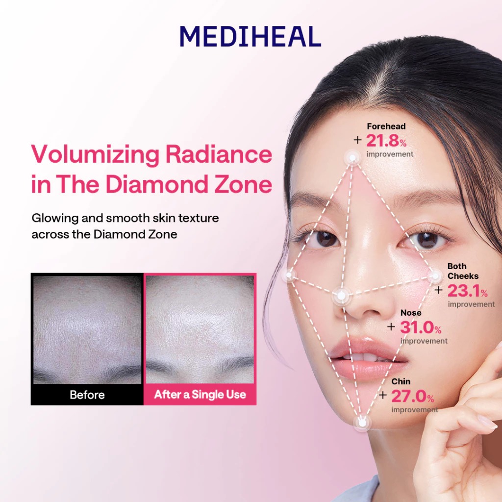 Mediheal Essential Mask Healthy Glow - Rose PDRN