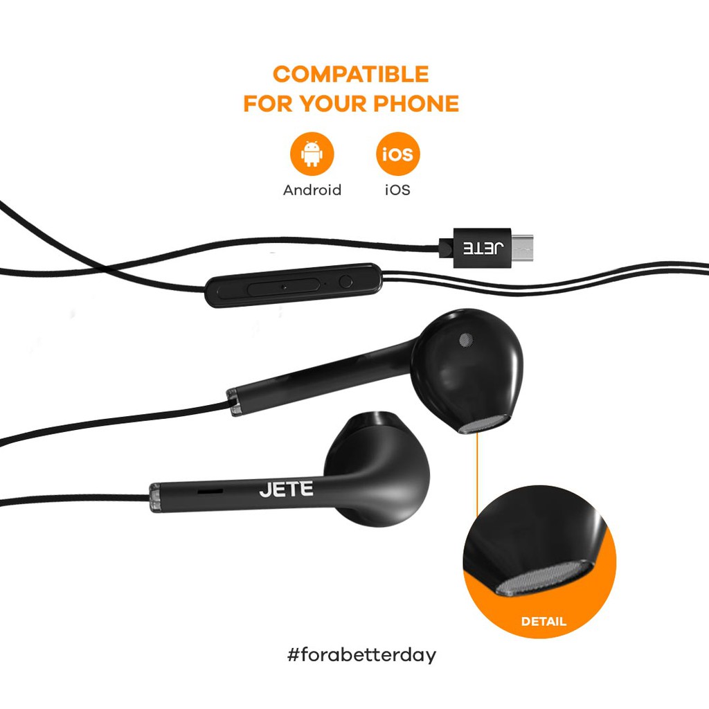 JETE Handsfree Classic 2 - Colokan Type C