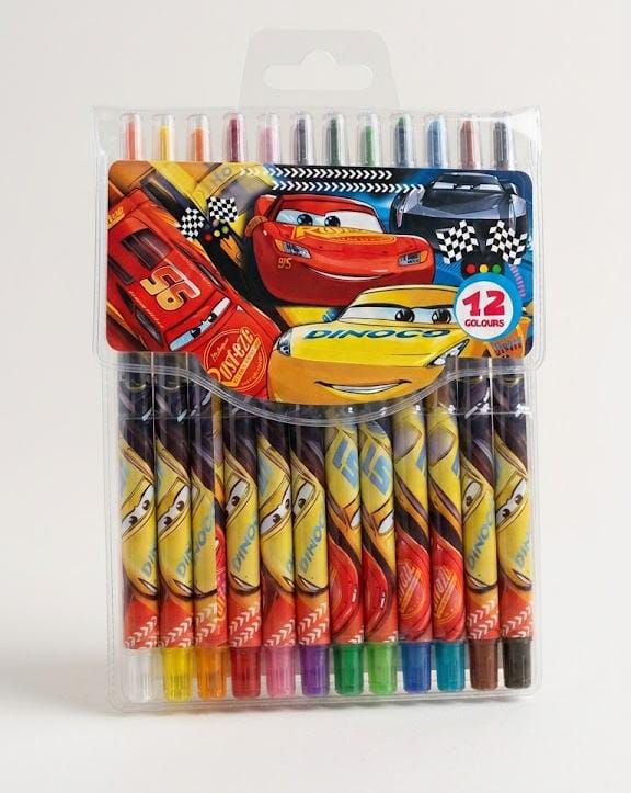 PARKO Twist Crayon - 12C (Crayon Putar & Mudah Digunakan Anak)