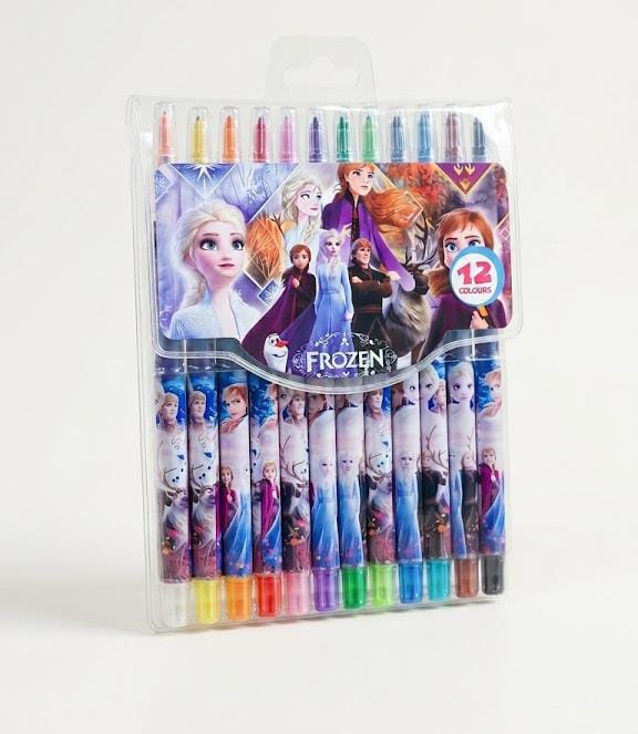 PARKO Twist Crayon - 12C (Crayon Putar & Mudah Digunakan Anak)