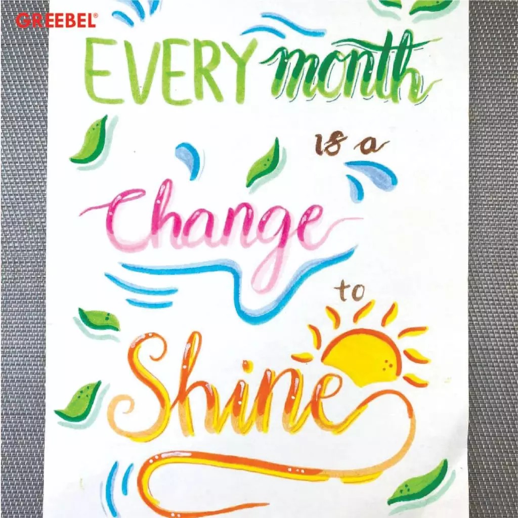 GREEBEL Dual Tip Brush Pen & Fineliner - 36C (Pena Kuas Warna Lettering & Sketsa)