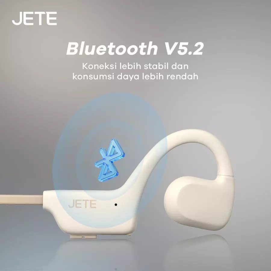JETE Handsfree Bluetooth OpenTune - Grey Black JETE Handsfree Bluetooth OpenTune - Grey Black