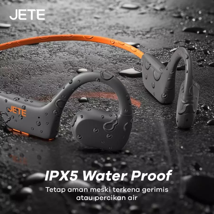 JETE Handsfree Bluetooth OpenTune - Grey Black JETE Handsfree Bluetooth OpenTune - Grey Black