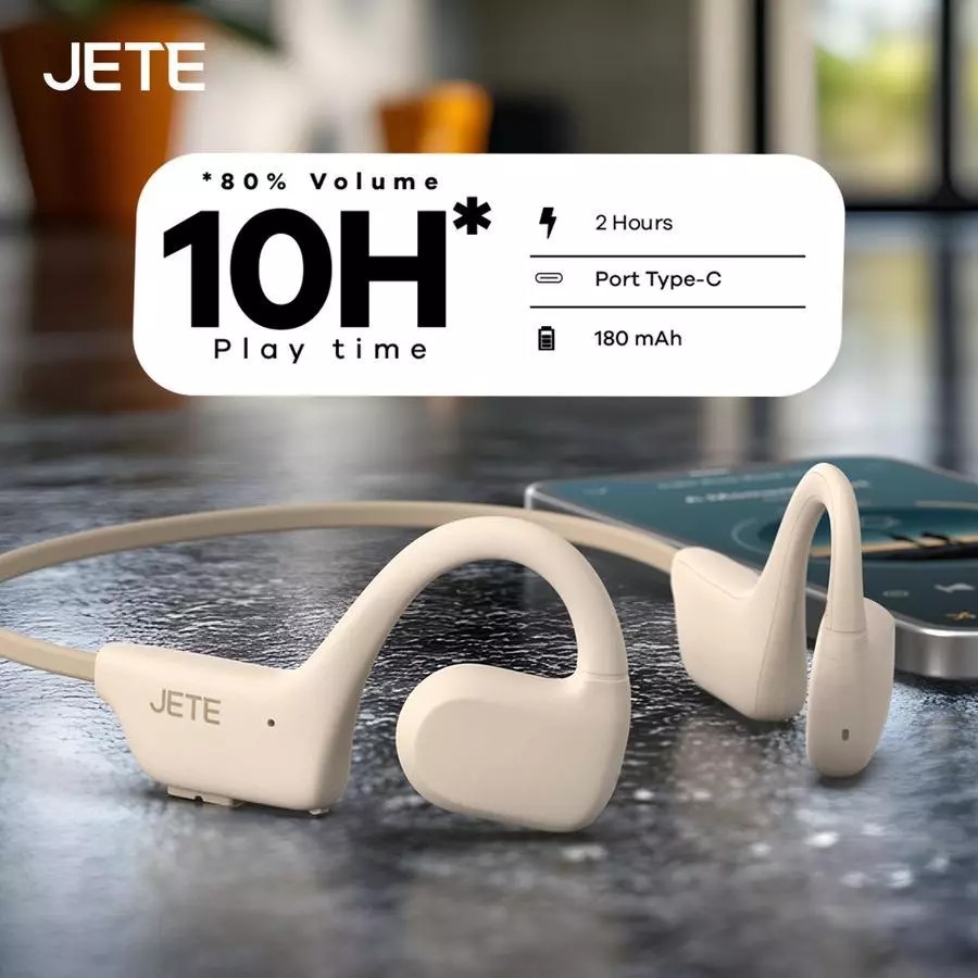 JETE Handsfree Bluetooth OpenTune - Grey Black JETE Handsfree Bluetooth OpenTune - Grey Black
