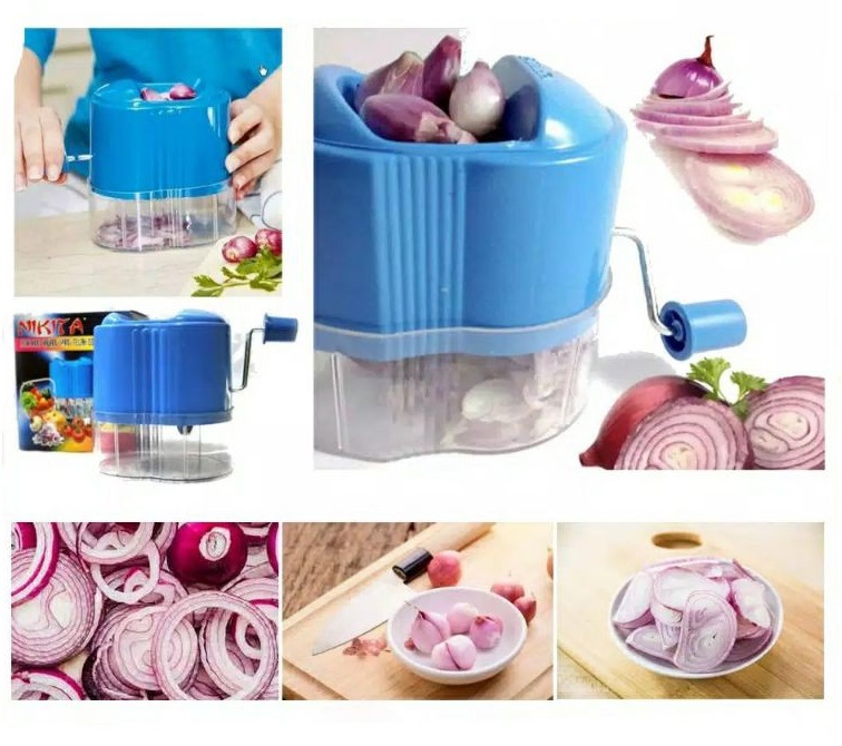 Pencacah Perajang Bawang Praktis - Onion Slicer
