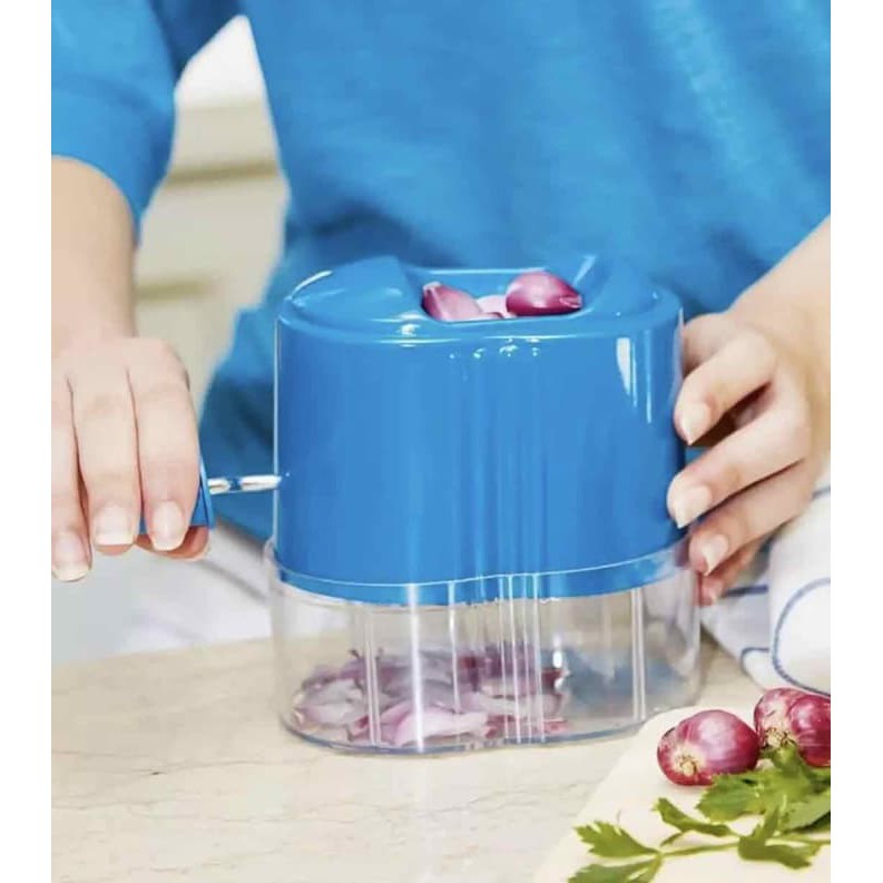 Pencacah Perajang Bawang Praktis - Onion Slicer