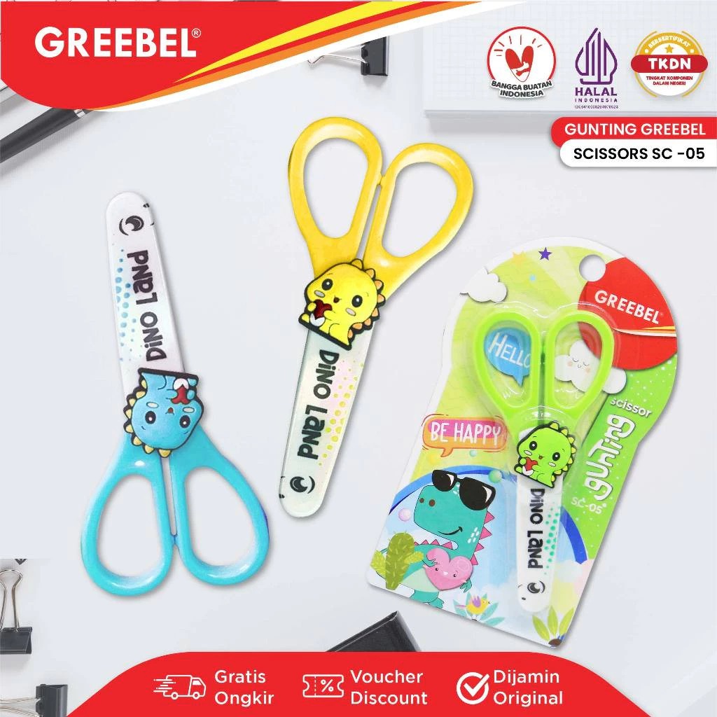 GREEBEL Gunting Mini Stainless Steel - SC05 (Gunting Karakter Lucu)