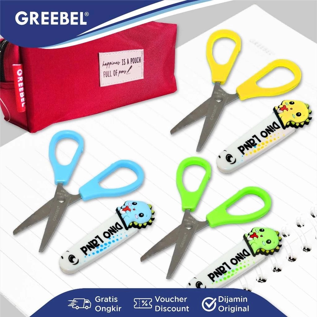 GREEBEL Gunting Mini Stainless Steel - SC05 (Gunting Karakter Lucu)