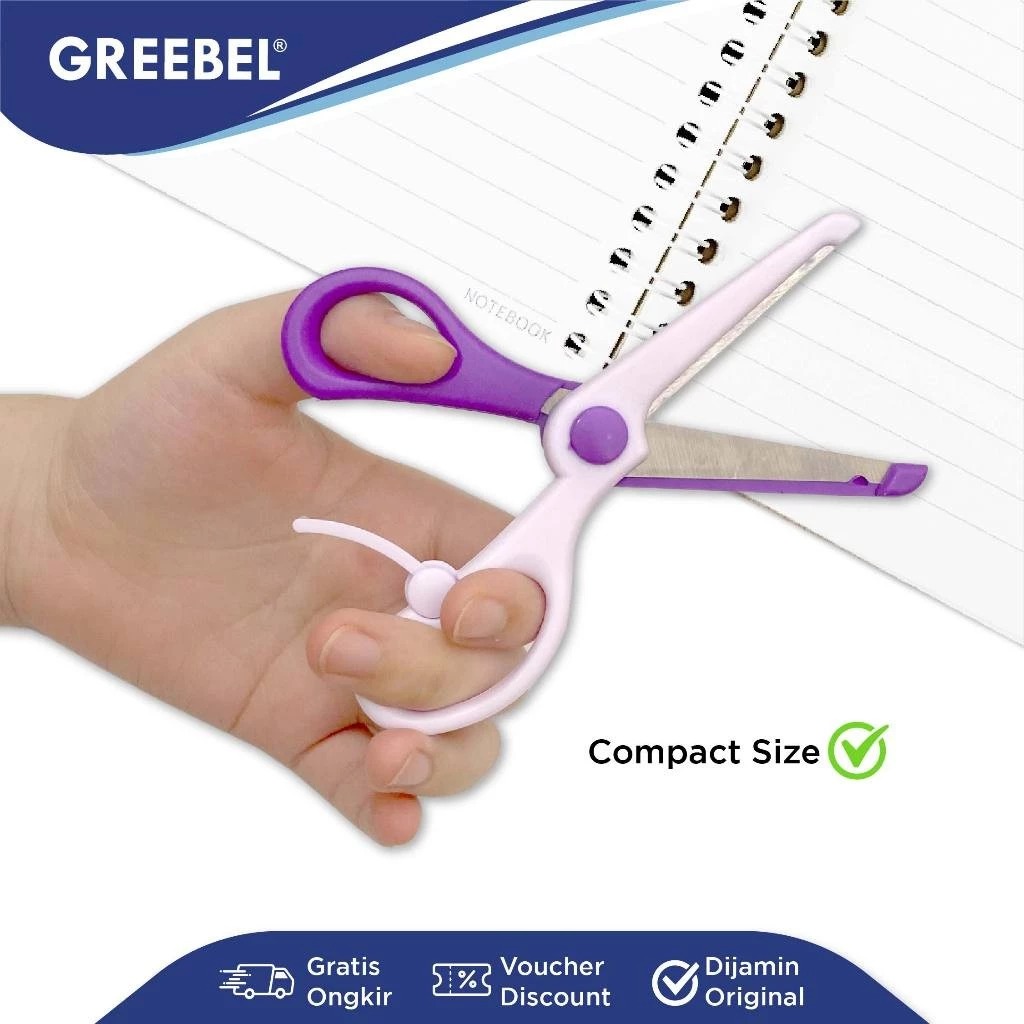 GREEBEL Gunting Mini Stainless Steel - SC06 (Gunting Karakter Lucu)