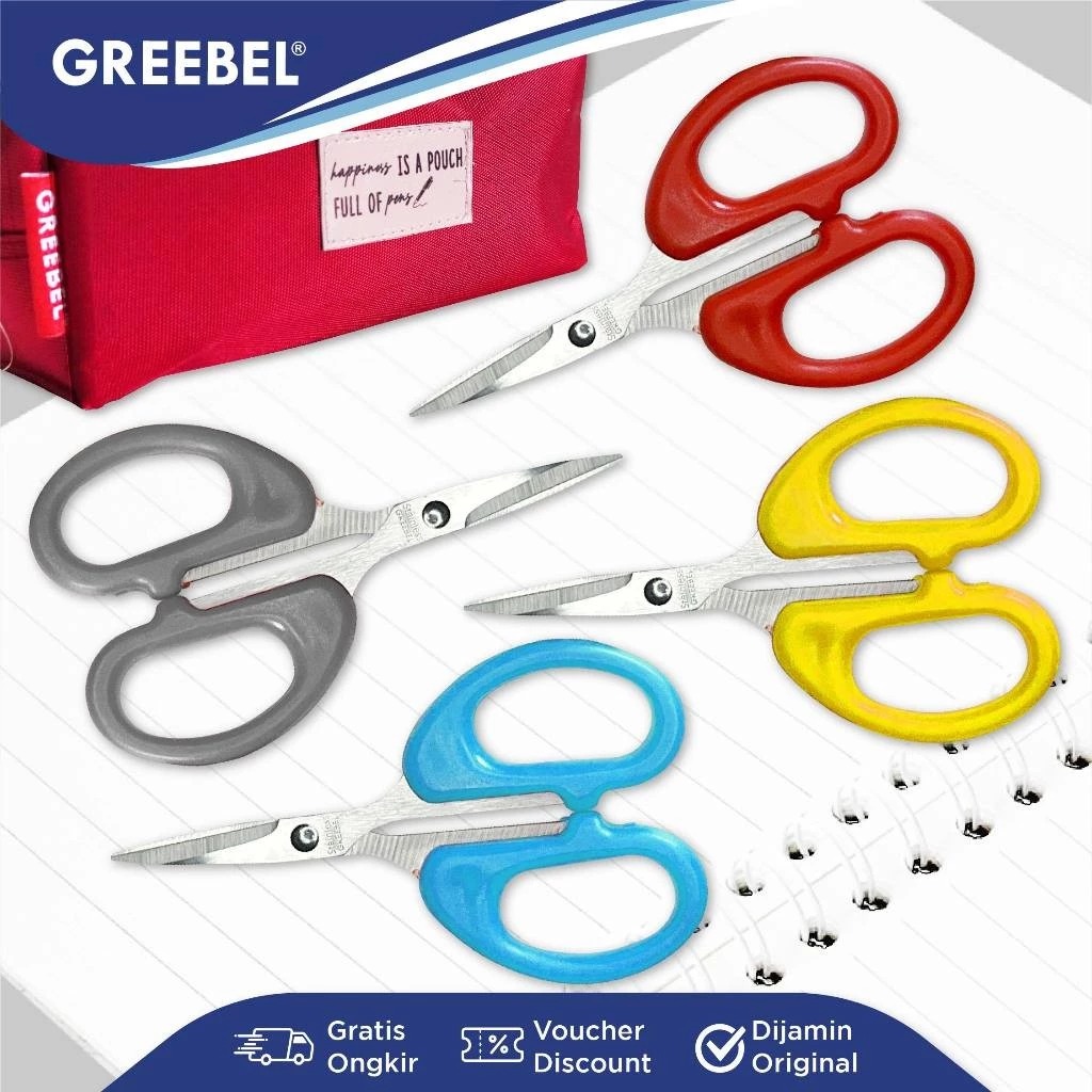 GREEBEL Gunting Mini Stainless Steel - SC08 (Gunting Karakter Lucu)