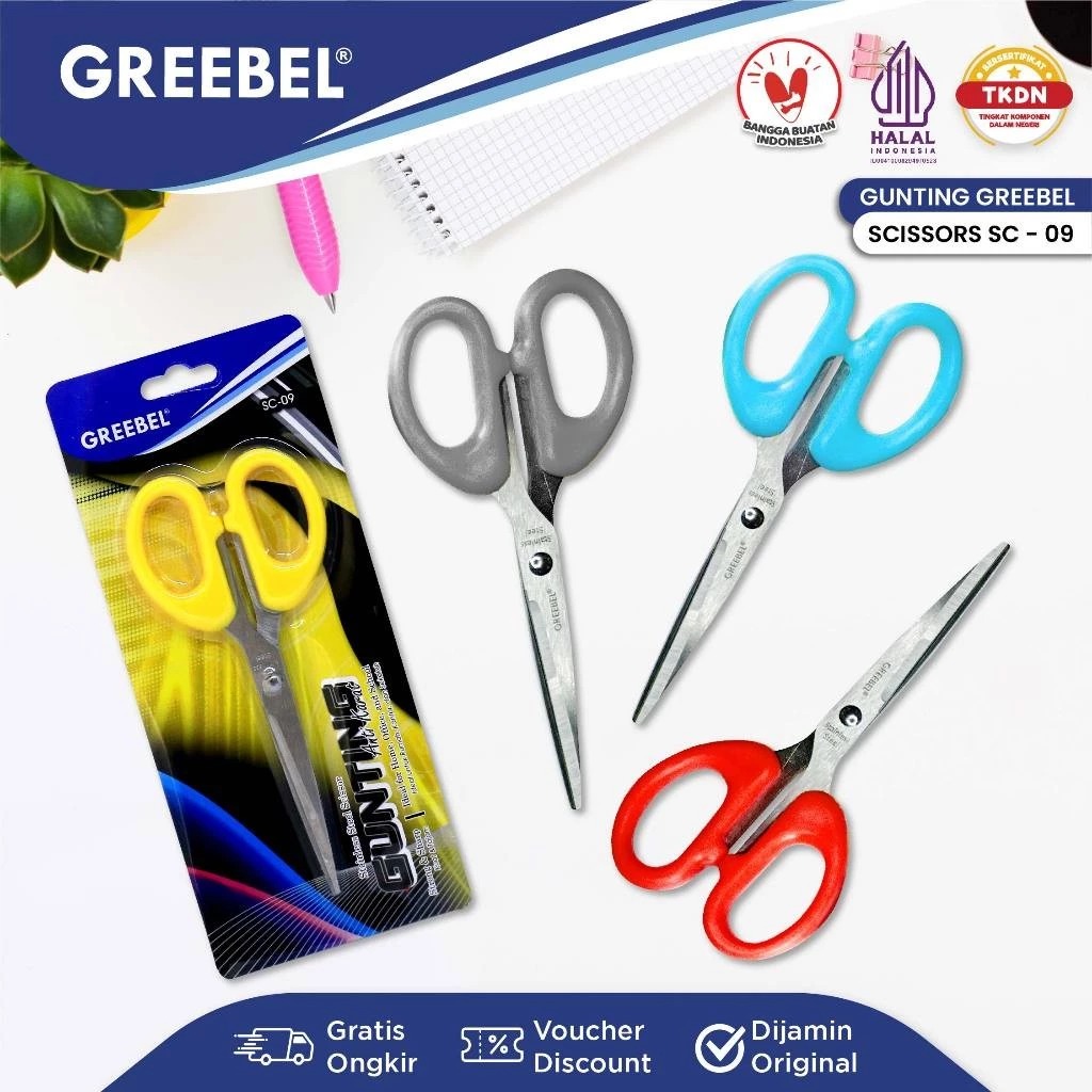 GREEBEL Gunting Mini Stainless Steel - SC09 (Gunting Karakter Lucu)