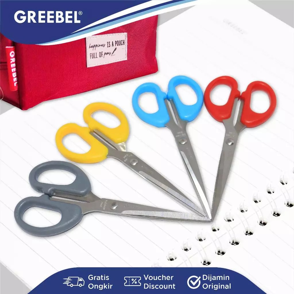 GREEBEL Gunting Mini Stainless Steel - SC09 (Gunting Karakter Lucu)