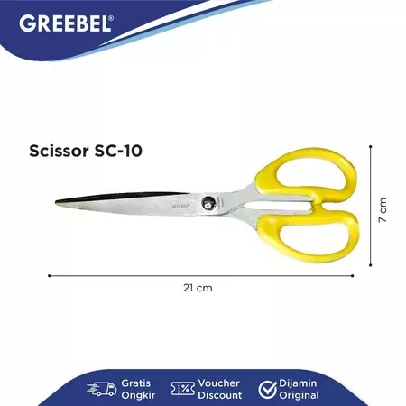 GREEBEL Gunting Mini Stainless Steel - SC10 (Gunting Karakter Lucu)