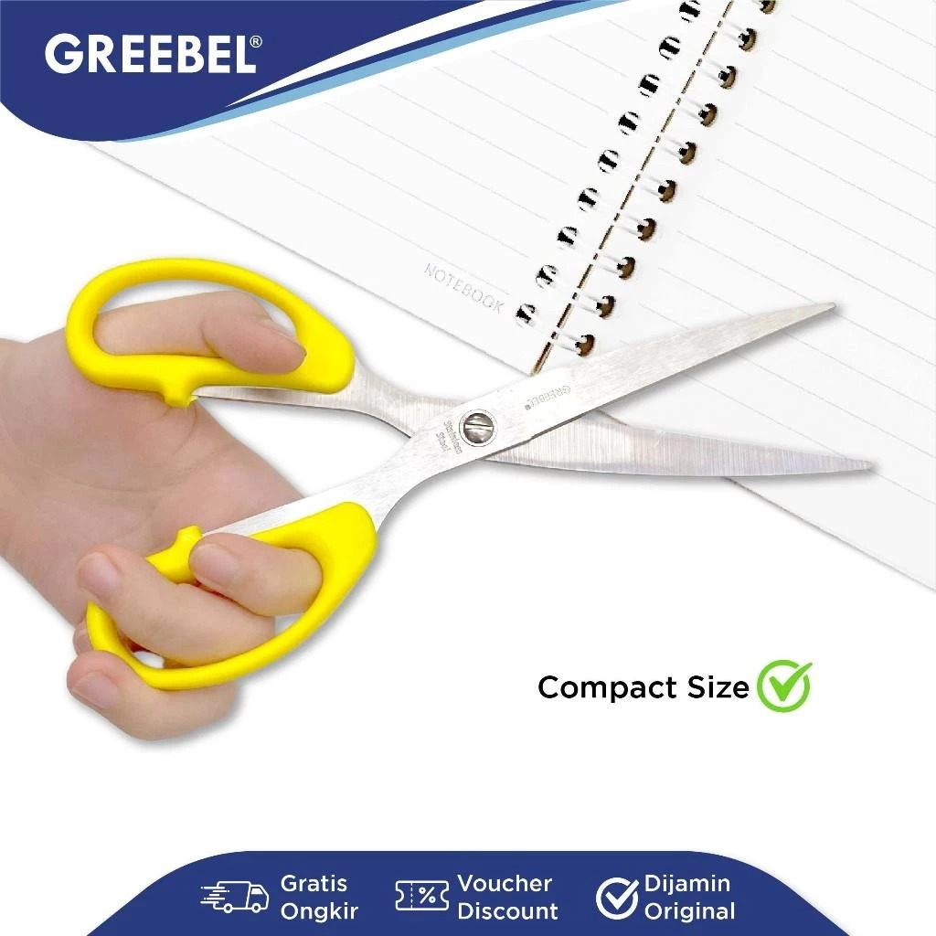 GREEBEL Gunting Mini Stainless Steel - SC10 (Gunting Karakter Lucu)