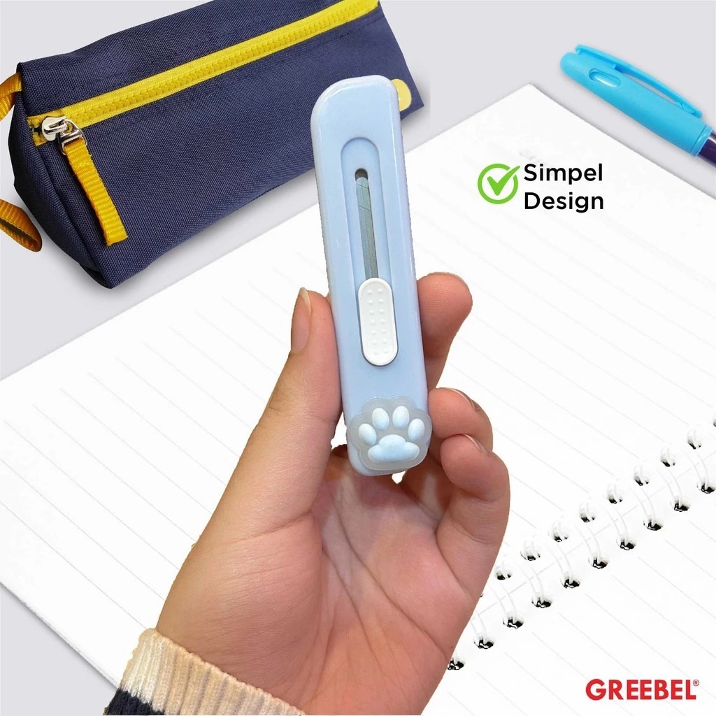 GREEBEL Cutter Mini Praktis - MC1004 (Cutter Karakter Lucu)
