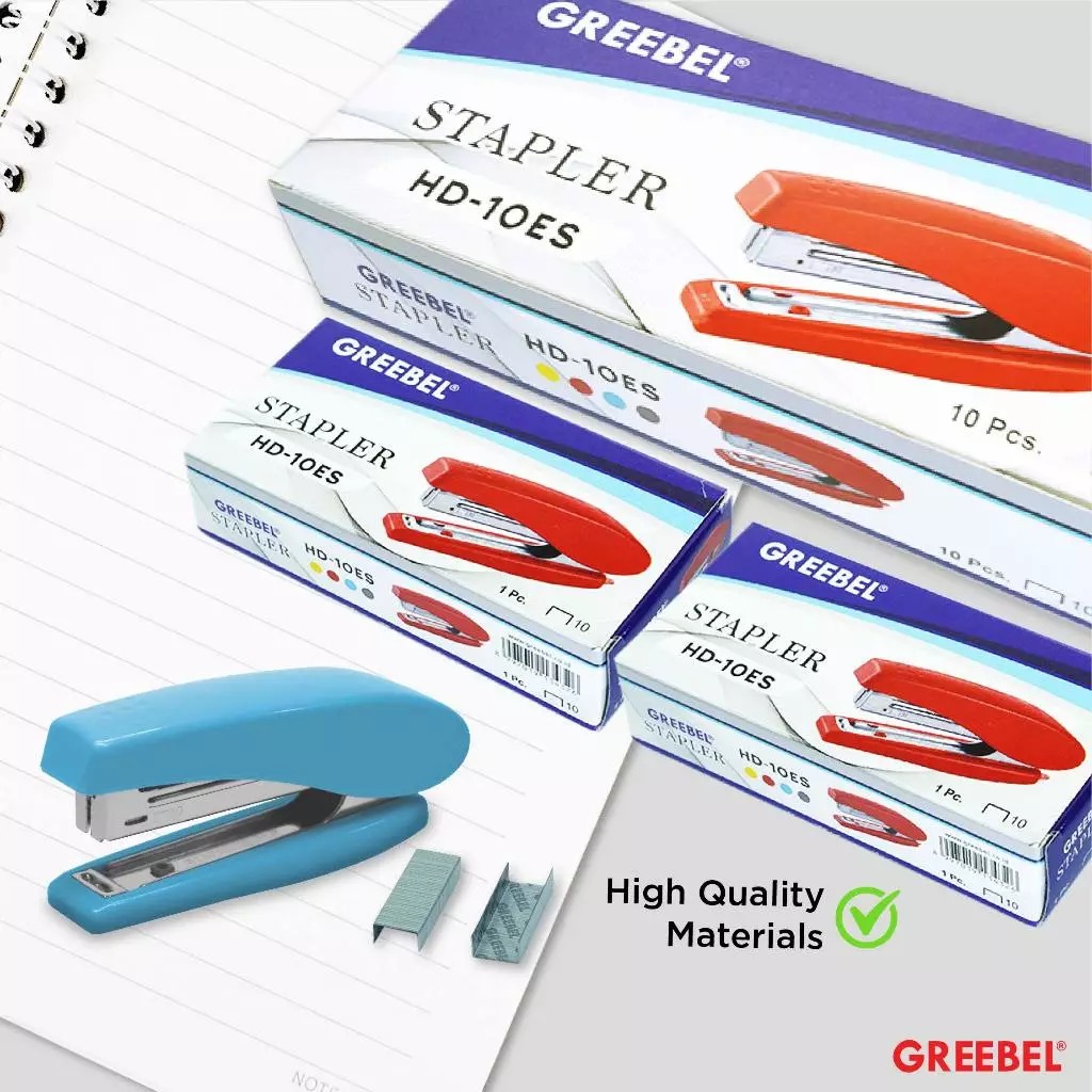 GREEBEL Stapler (Alat Penjepit Kertas Kuat & Praktis) - (HD-10ES)