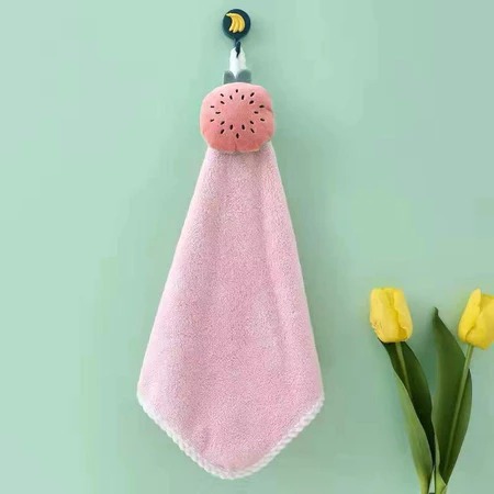 Handtowel Gantung Karakter 3D - Strawberry (Lap Tangan / Serbet / Wash Cloth)