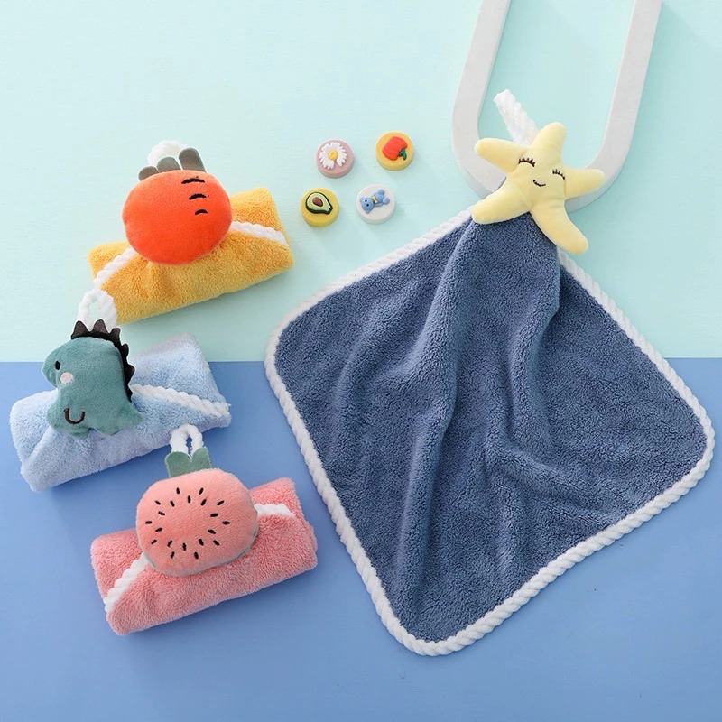 Handtowel Gantung Karakter 3D - Bintang (Lap Tangan / Serbet / Wash Cloth)