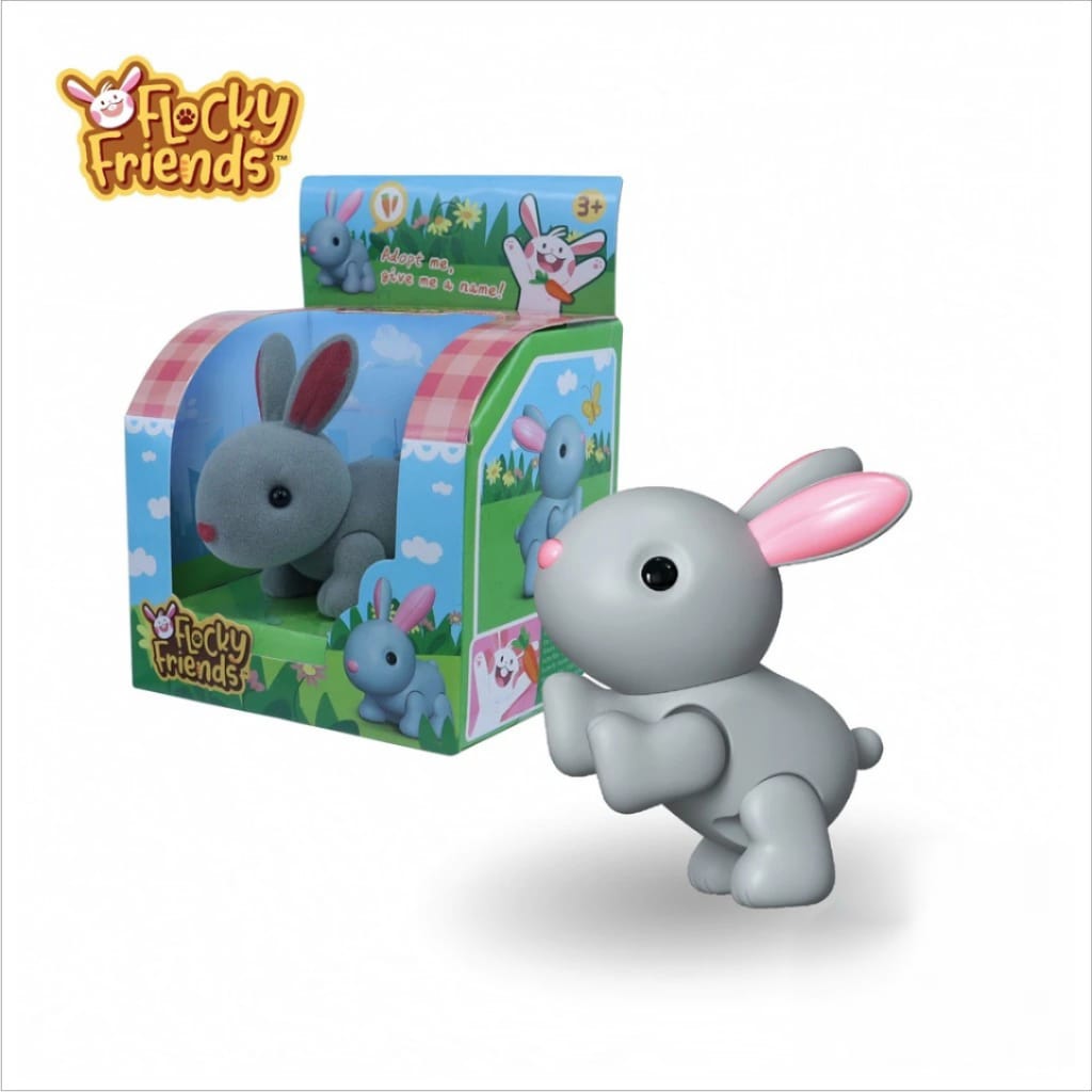 Flocky Friends Apolo - RABBIT (Mainan Figur Hewan Lucu)