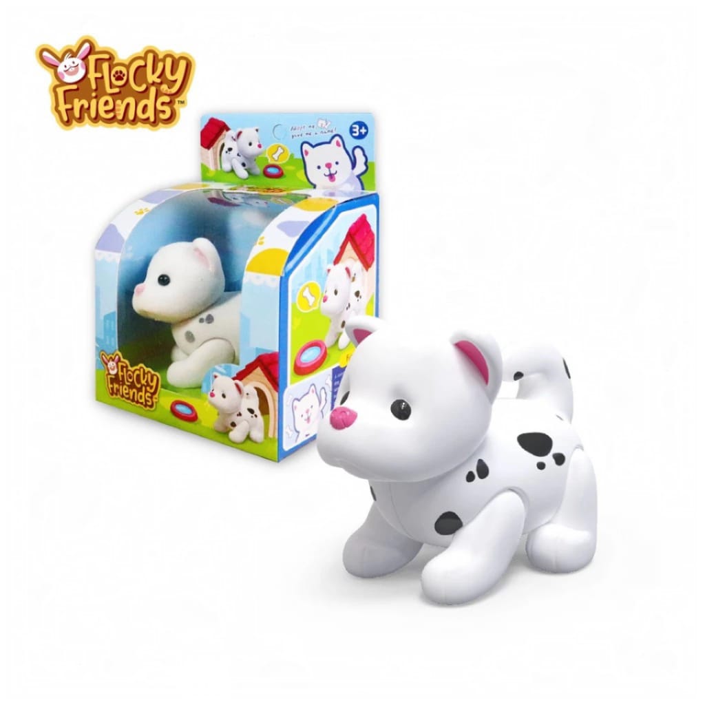 Flocky Friends Apolo - DOG (Mainan Figur Hewan Lucu)