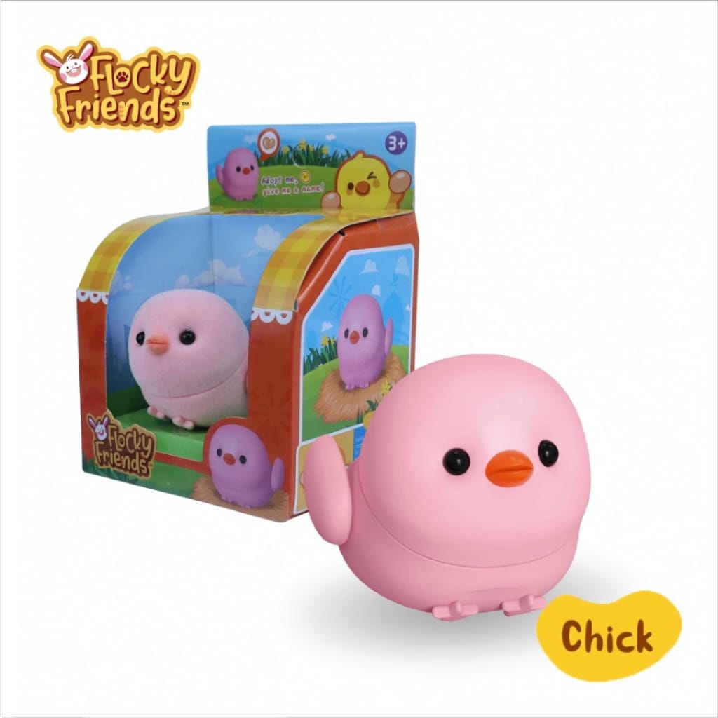 Flocky Friends Apolo - CHICK (Mainan Figur Hewan Lucu)