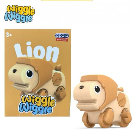 Mainan Anak Wiggle Wiggle Hewan Lucu - LION (Bisa Bergerak) Mainan Anak Wiggle Wiggle Hewan Lucu - LION (Bisa Bergerak)
