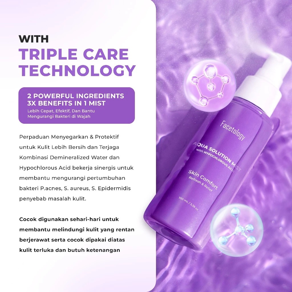 Facetology Triple Care Aqua Solution Mist 100ml