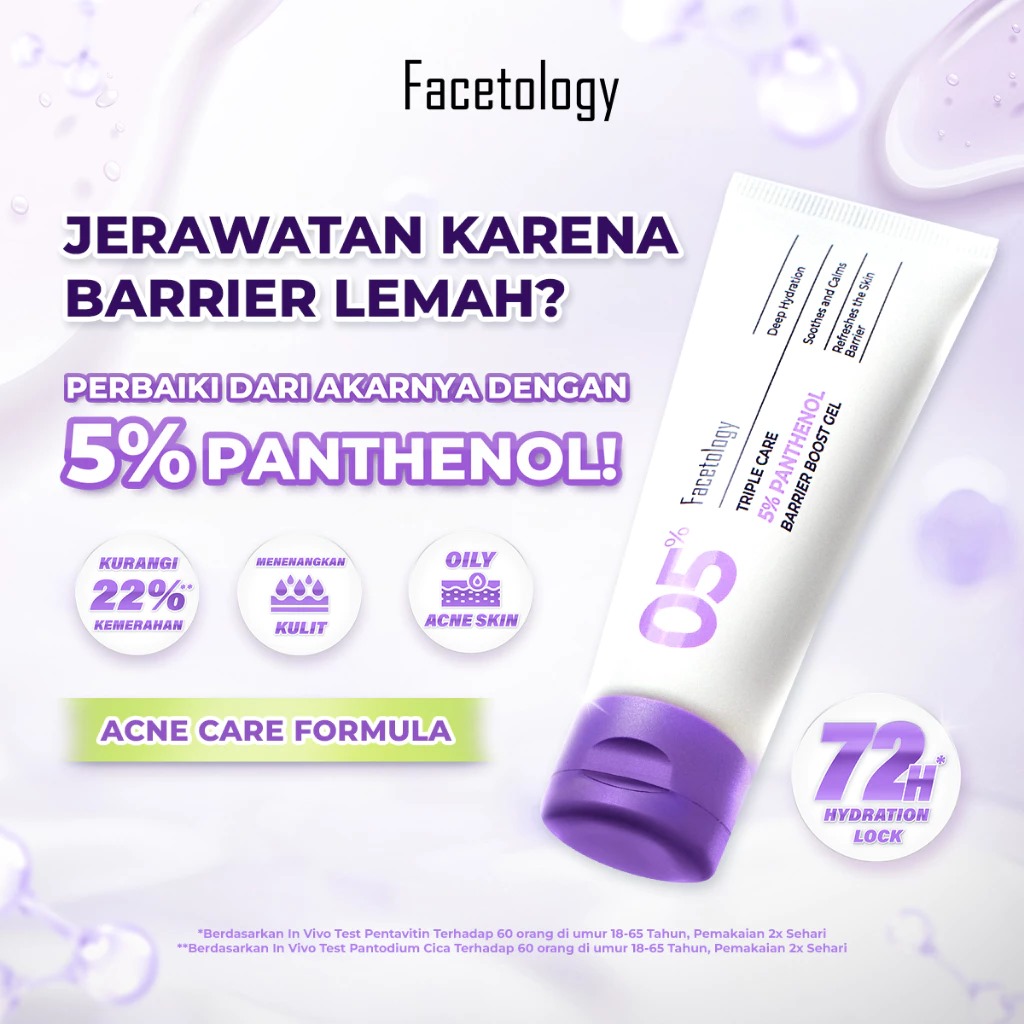 (PAKET HEMAT 3in1) Facetology Combo Ramadan (Sunscreen, Moisturizer, Micellar Water)