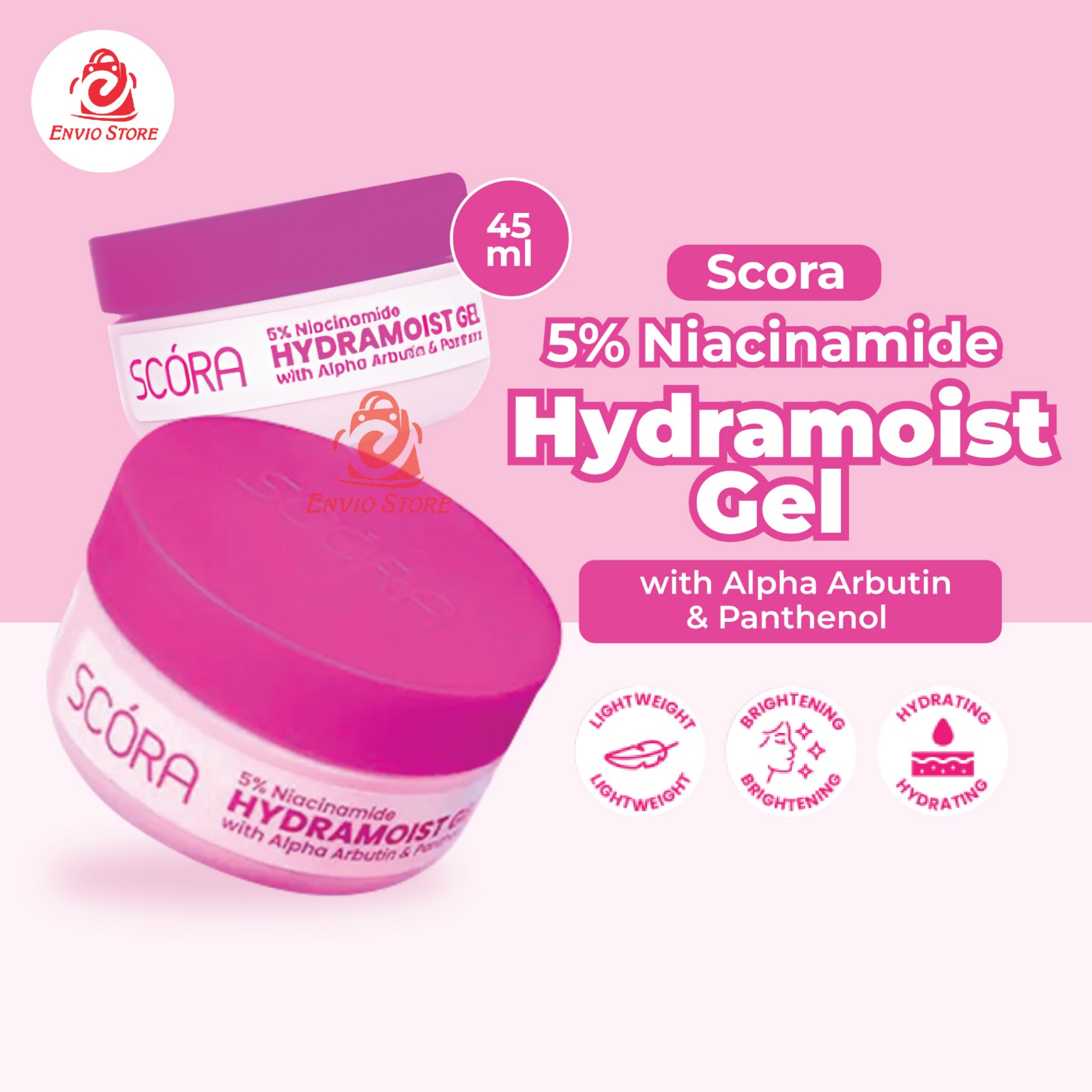 (PAKET HEMAT 3in1) Scora Combo Ramadan (Tone Up Cream, Sunscreen, Moisturizer)