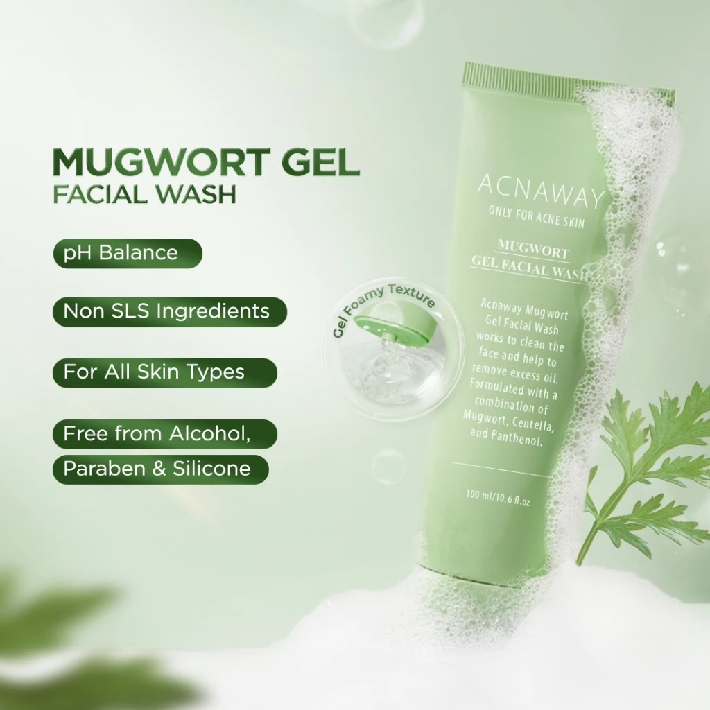 Acnaway Mugwort Gel Facial Wash 100ml