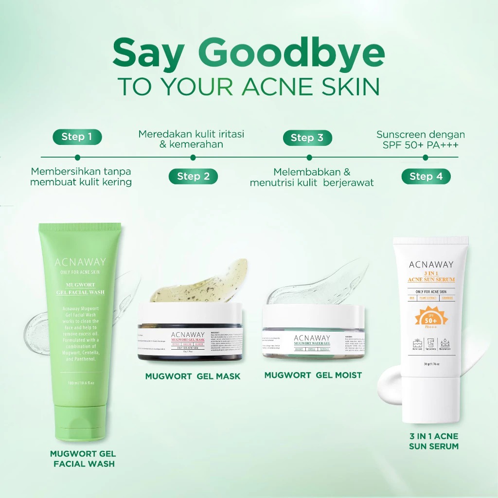 Acnaway Mugwort Water Gel 30gr