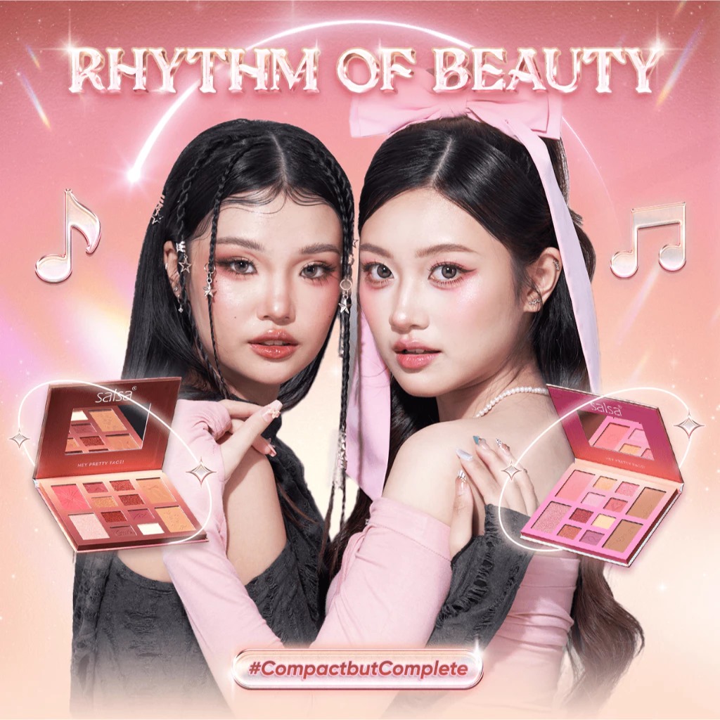 Salsa Rhapsody Pro Palette - CLASSIC (Eyeshadow, Contour, Blush On, Highlighter)