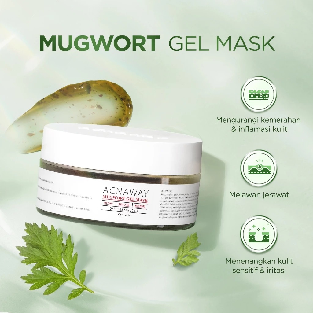 Acnaway Mugwort Gel Mask 50gr Acnaway Mugwort Gel Mask 50gr