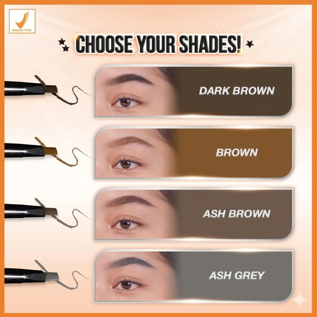Salsa Easy Brow 2in1 Matic Eyebrow Pencil - Ash Brown