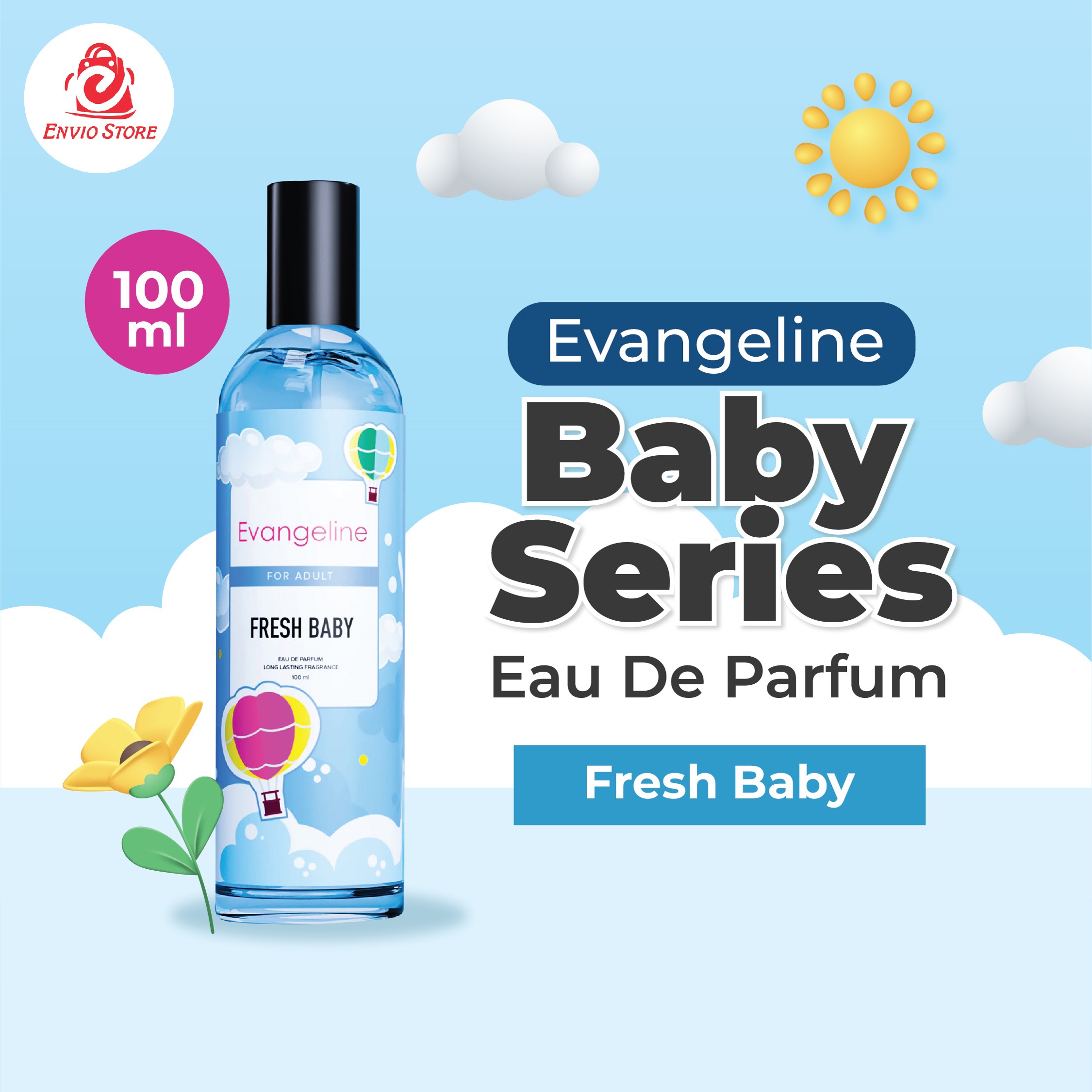 Evangeline Eau De Parfum Baby Series 100ml - Fresh Baby