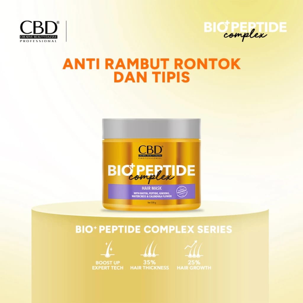 CBD Professional Bio+Peptide Complex Hair Mask 500gr