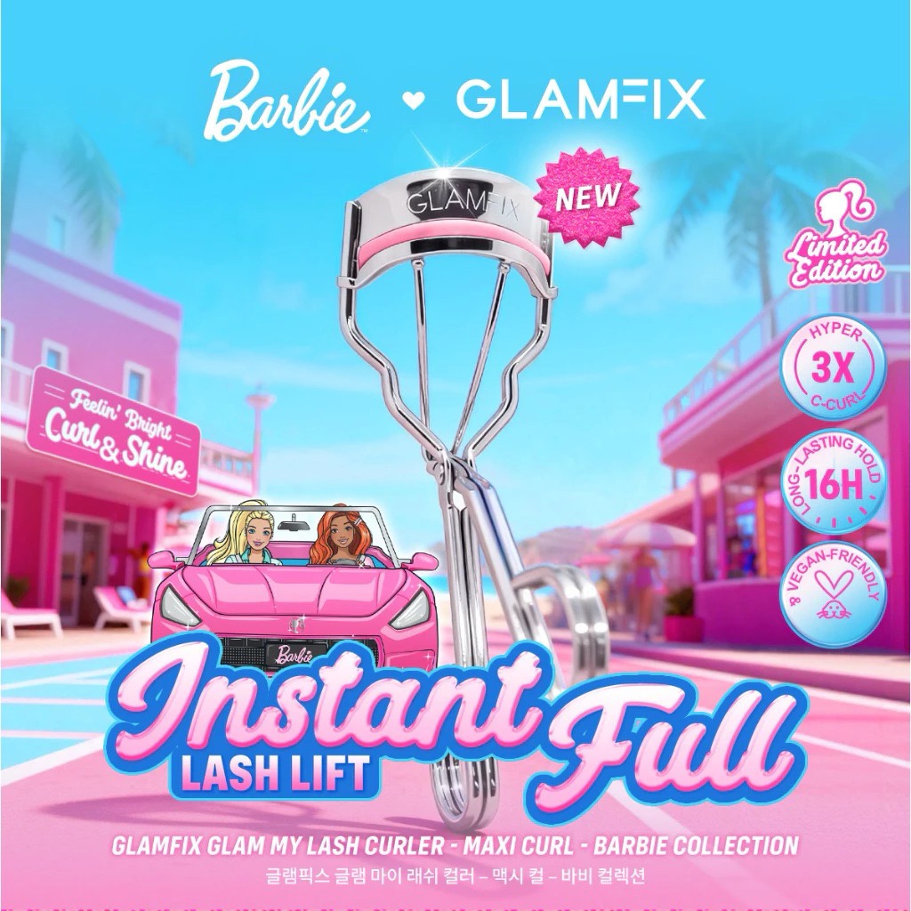 Glam Fix Glam My Lash Curler - Maxi Curl (Barbie Collection)
