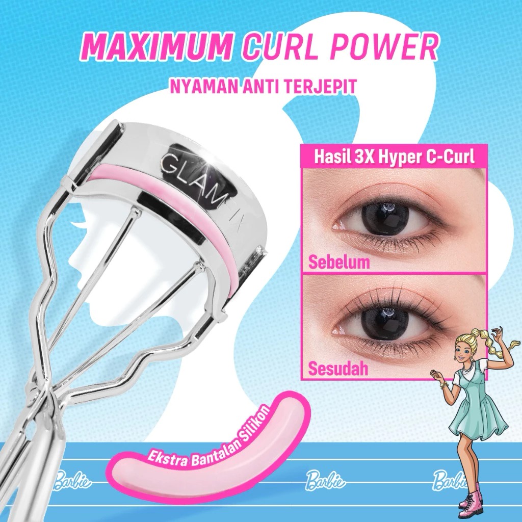 Glam Fix Glam My Lash Curler - Maxi Curl (Barbie Collection)