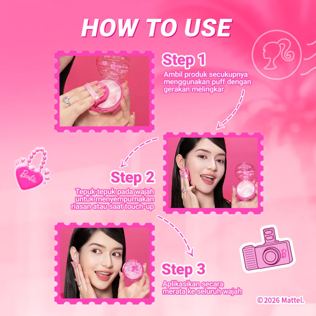 Dazzle Me X Barbie Dazzle Me Better Than Filter HD Invisible Powder 5gr