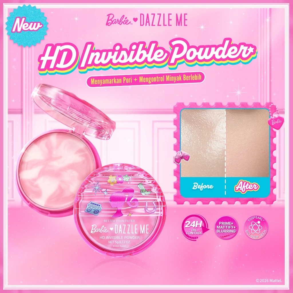 Dazzle Me X Barbie Dazzle Me Better Than Filter HD Invisible Powder 5gr