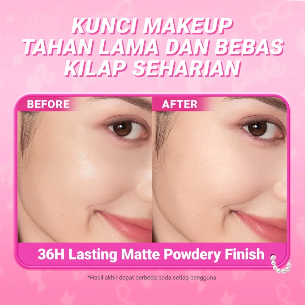 Dazzle Me X Barbie Get a Grip! Matte Setting Spray Oil Control + Set 50ml