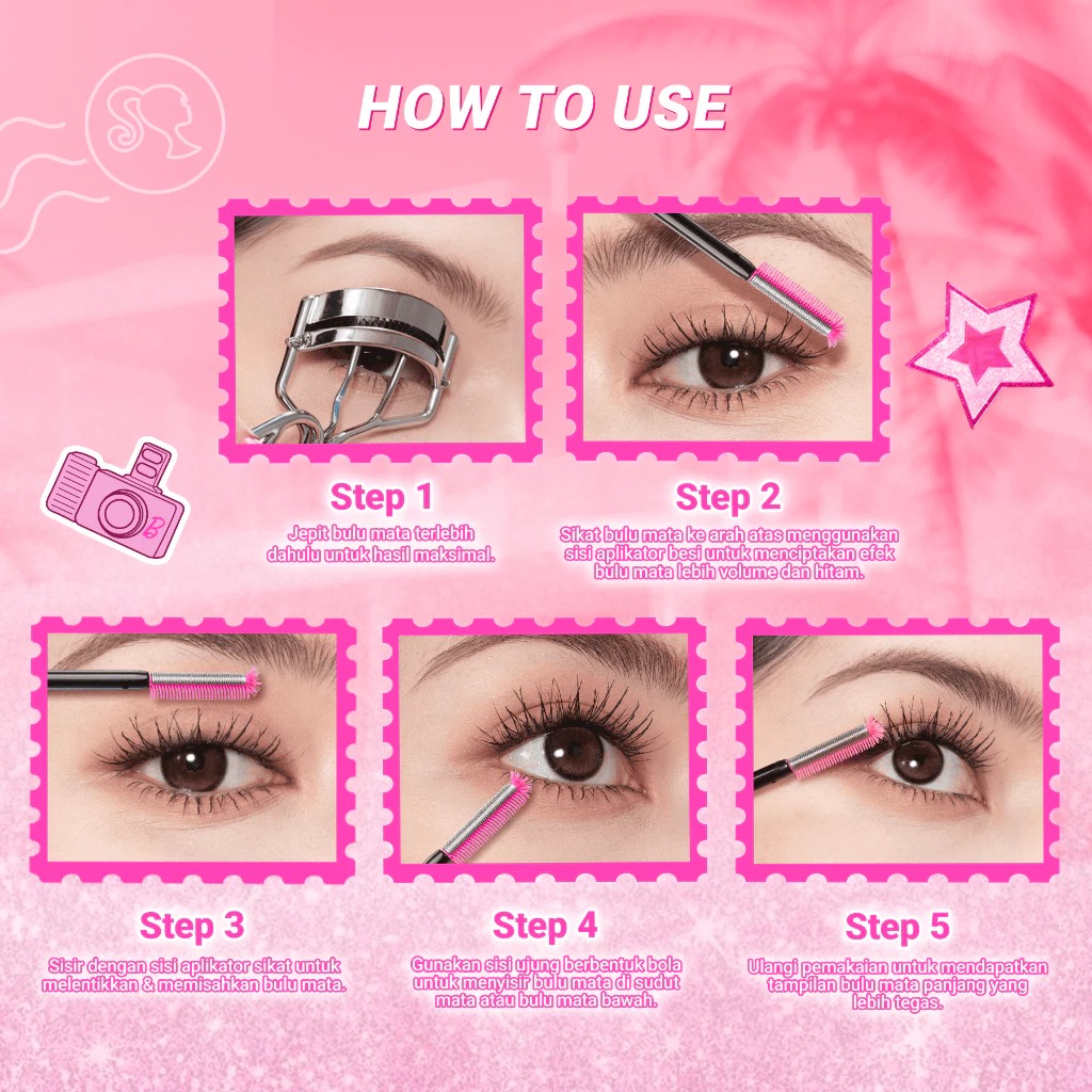 Dazzle Me X Barbie Lock&Pop! 3D Curl-ing Iron Macara 5gr