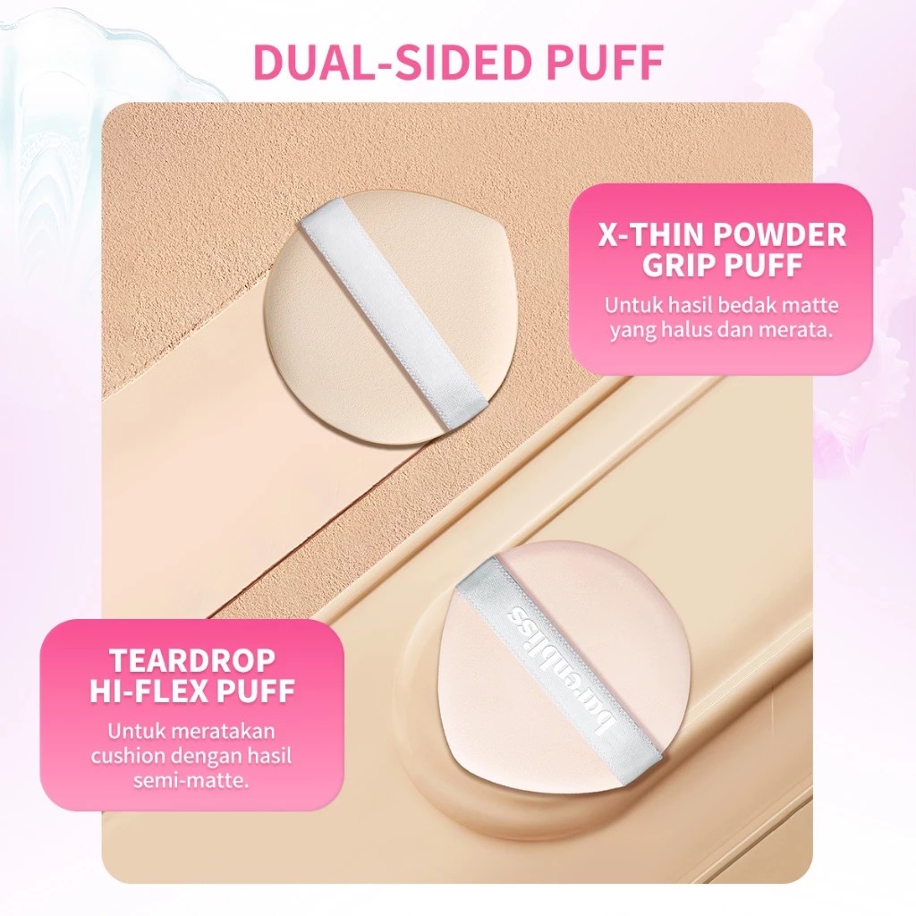 BNB Barenbliss Bloomvegan Better Me 2in1 - MW1 Gardenia (Cushion SPF35 PA+++ 8gr & Powder SPF20 PA+++ 4gr)