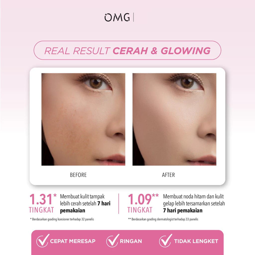 Oh My Glow Serum 17ml - 10% Niacinamide Pro Ultra Brightening Expert Serum (OMG)