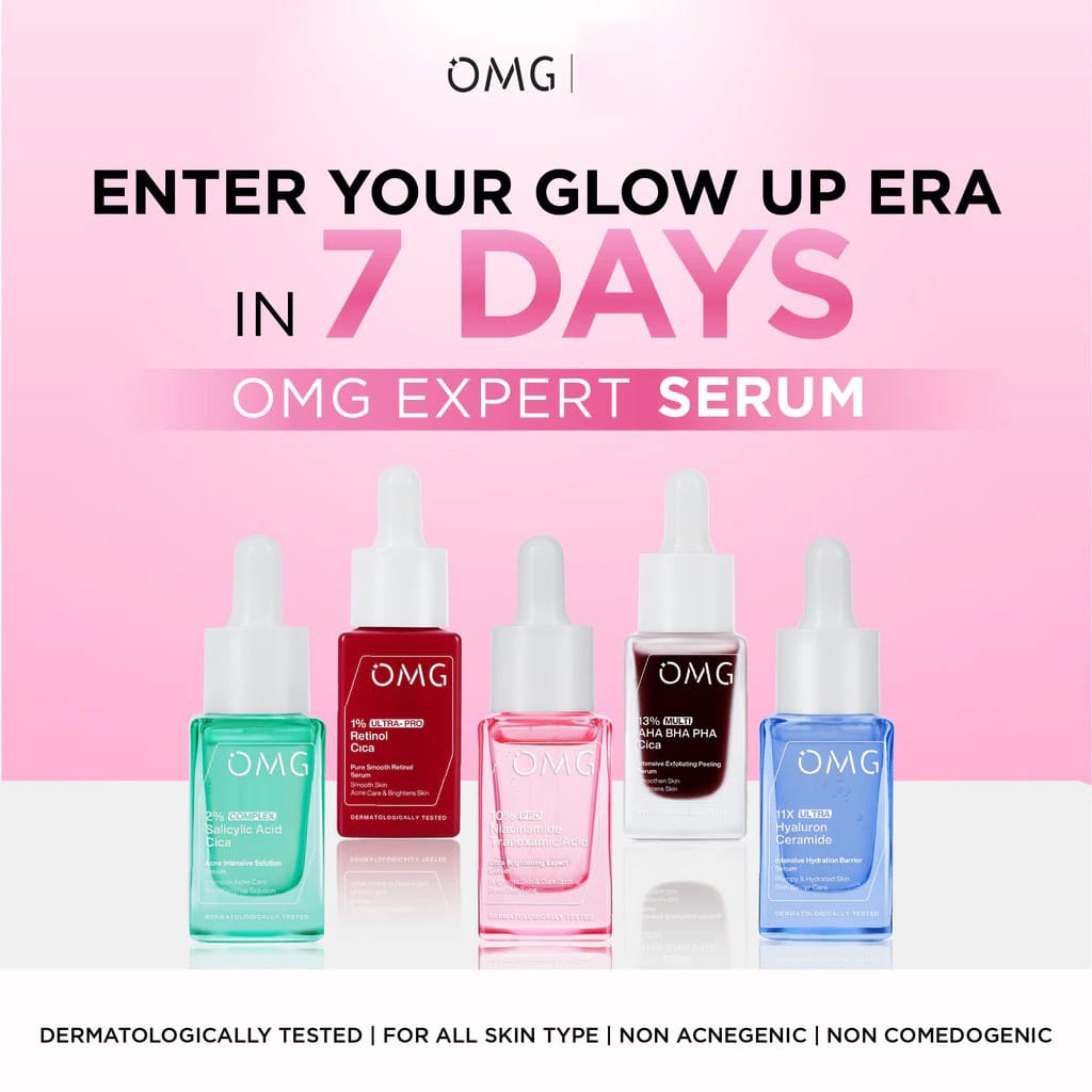 Oh My Glow Serum 17ml - 10% Niacinamide Pro Ultra Brightening Expert Serum (OMG)